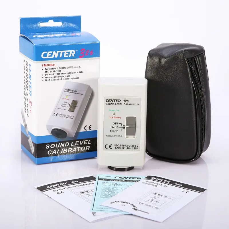 

CENTER-326 Accurate Simple Sound Noise Level Calibrator sound level meter