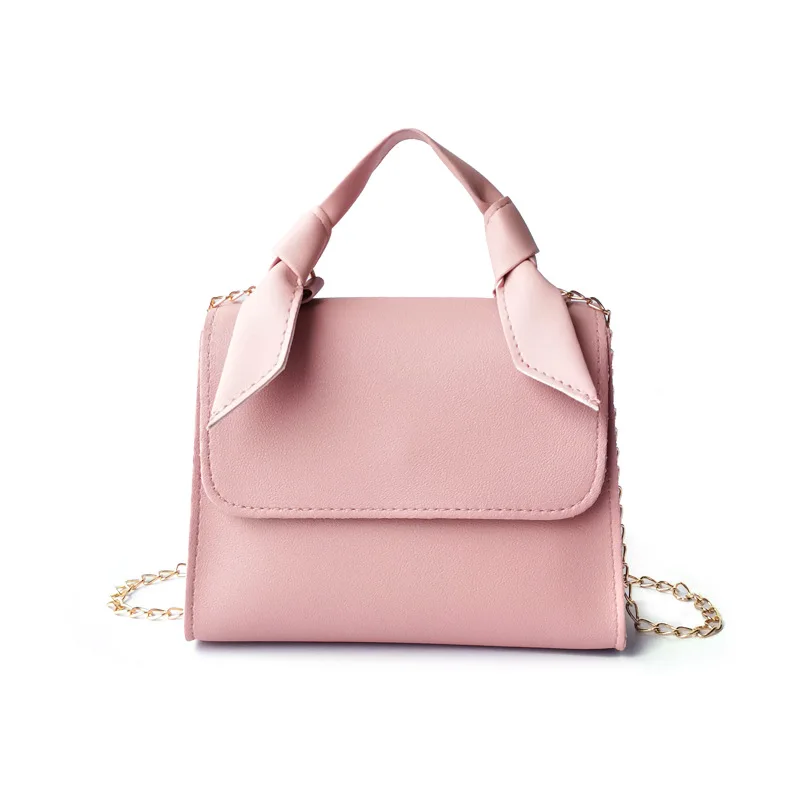 

Women's Korean-Style Pu Shoulder Bag Solid Color Chain Purse Small Bag Simple Elegant Outdoor Bag