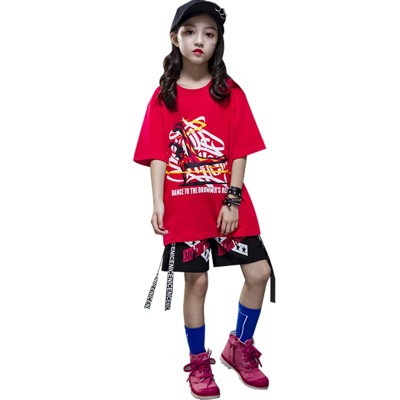 Hip-hop Jazz Dance Clothes Female Adult Performance Costumes hip-hop dance clothes Modern jazz Kid |