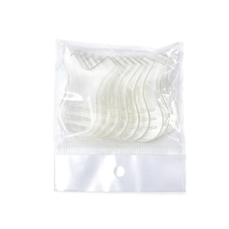 

10pcs 4.8cm Transparent Silicone Eyelashes Lift Lifting Curler Eye Lash Extension Graft Brush Tool Accessories