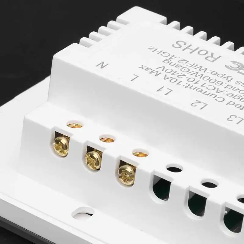 

Wireless Smart Switch White Stable PC High Performance Smart WiFi Switch ABS Widely Used for Living Room Bathroom