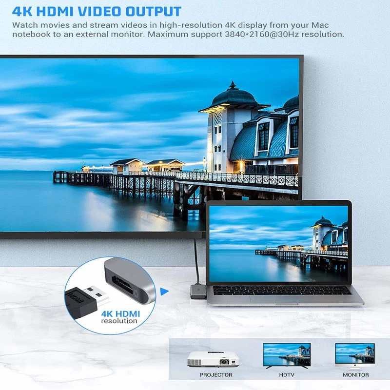 BKSCY USB C концентратор типа C для мульти USB 3,0 концентратор HDMI адаптер док-станция для MacBook Pro huawei P30/P20 USB-C 3,1 сплиттер 3 порта USB концентратор