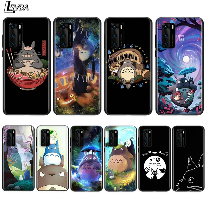Чехол для телефона с Мопсом Тоторо Мой сосед Huawei P Smart Z S Pro Plus 2018 2019 2020 2021 Mate 10 20 30 40 RS