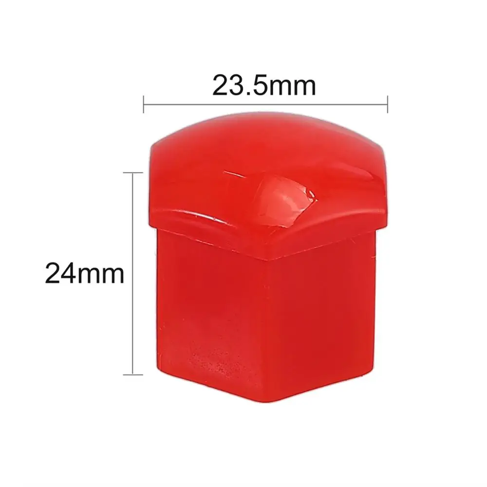 Justech 20 шт 17 мм 19 красные Автомобильные Колесные гайка с болтом крышки + инструмент