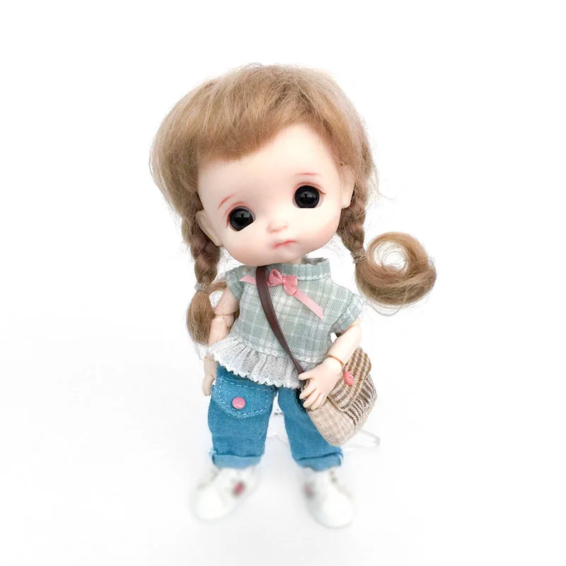 Ob11 baby BJD Жасмин Топ PD9 GSC рубашка без рукавов кукольные джинсы костюм аксессуары