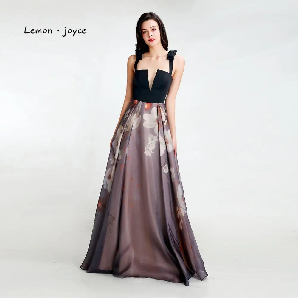 Lemon joyce черные вечерние платья 2020 Новое поступление сексуальные иллюзионные с