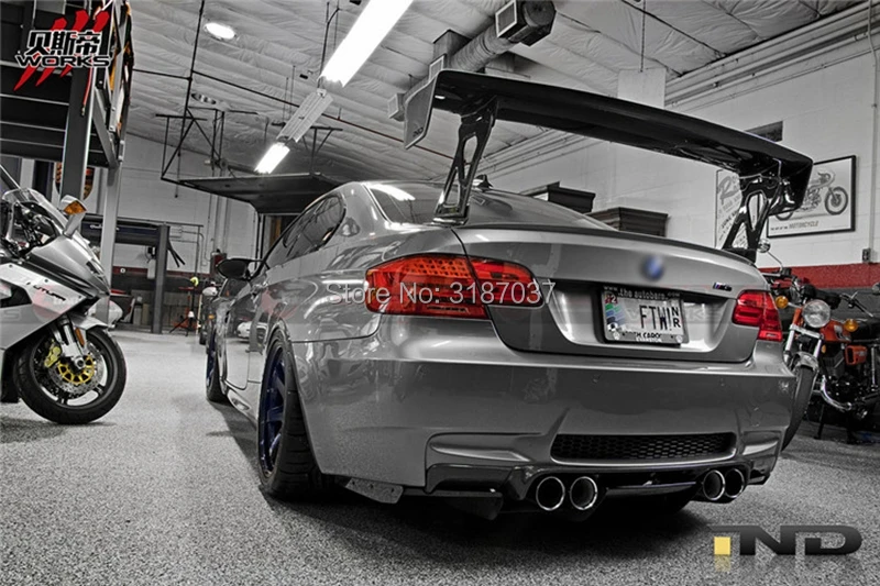 Универсальный Задний спойлер из углеродного волокна для BMW M3 E90 E92 E46 F30 GTS Style 100% |