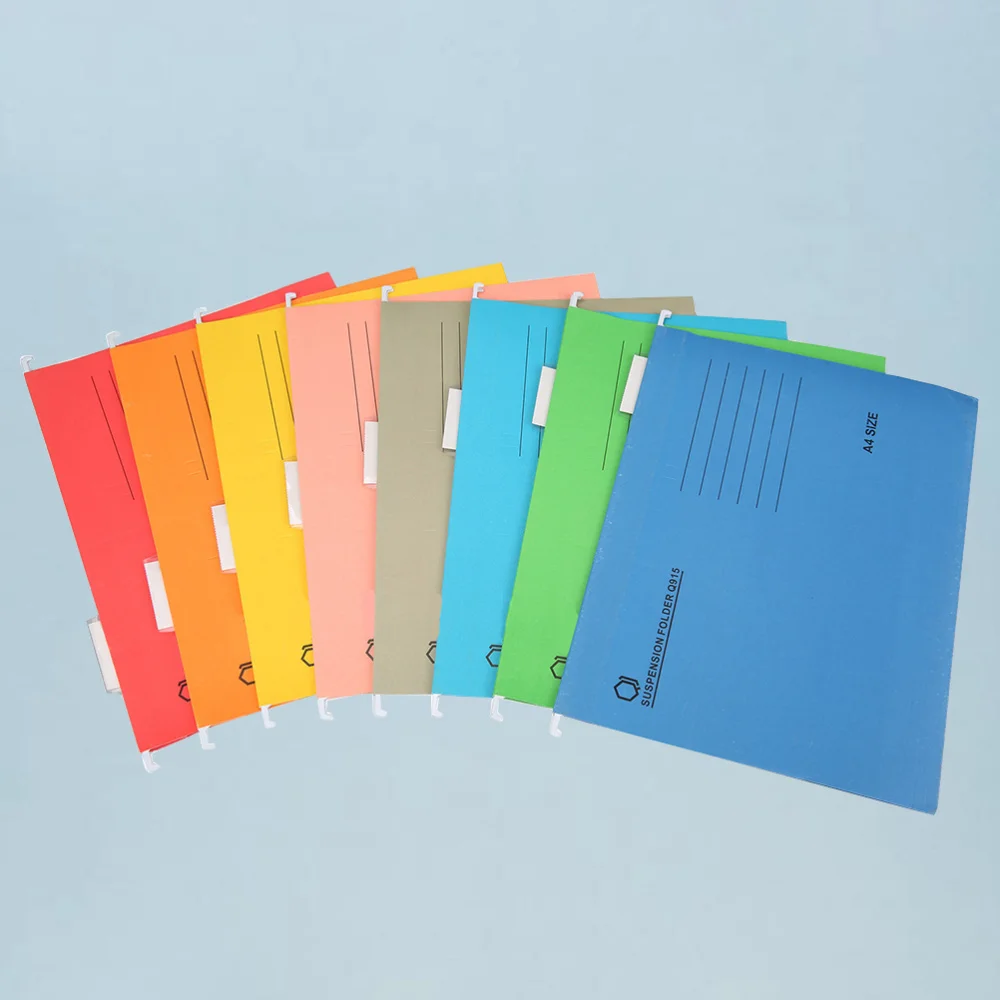 

8PCS A4 Sized Suspension Folder Hanging File Holder Frame Documents Holder Organizer Desktop Office Supplies