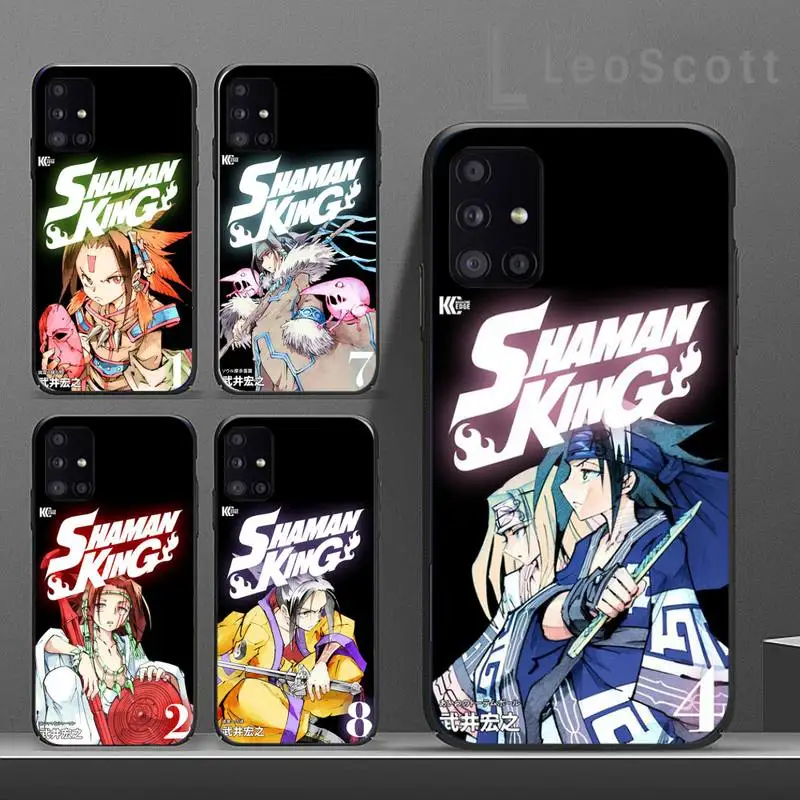 

Anime Shaman King Bling Phone Case For Samsung S6 S7 edge S8 S9 S10 e plus A10 A50 A70 note8 J7 2017