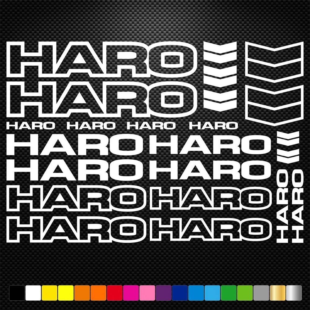 

Bike Body Haro Cycle Vinyl Decal Waterproof Bicycle Frame Stickers Accessories Decoration
