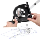 Точная Настольная пила, измеритель углов с стандартным слотом, Т-образная угловая линейка для деревообработки