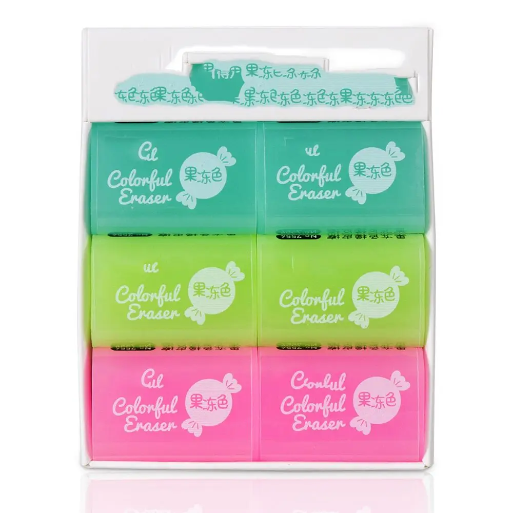 1 шт. учеников желе резинка Детская Искусство канцелярские рисунок экзамен