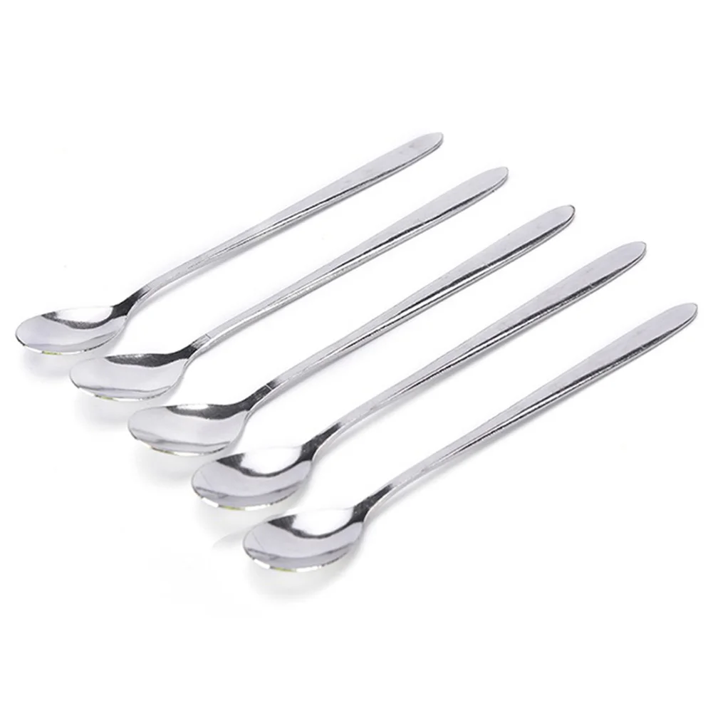 

Cafe Ice Cream Stainless Steel Long Handle Teaware Ergonomic Portable Home Yogurt Multi Function Coffee Scoop