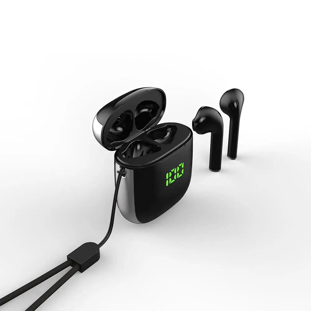 DSstyles, WK-60, TWS, беспроводные наушники, Bluetooth 5,0, наушники со светодиодным дисплеем, шумоподавление, Спортивная гарнитура