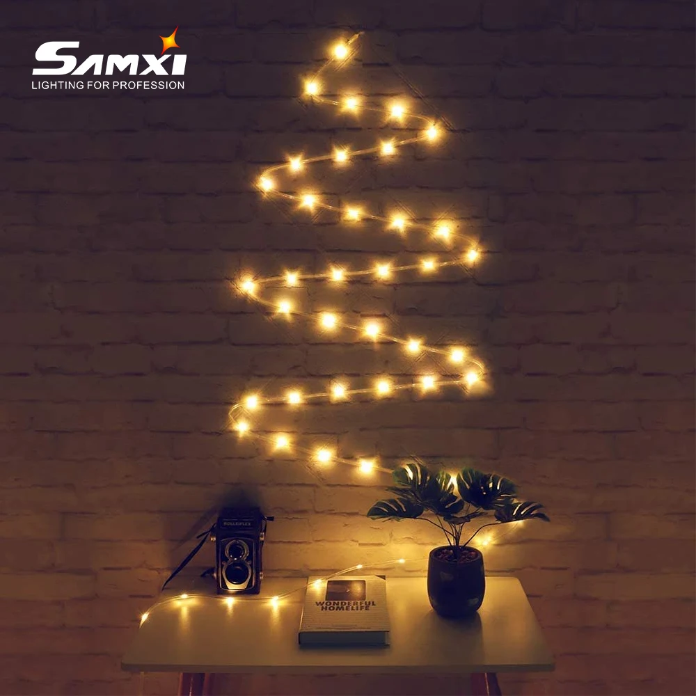 Светодиодная гирлянсветильник на солнечной батарее для украшения сада уличная