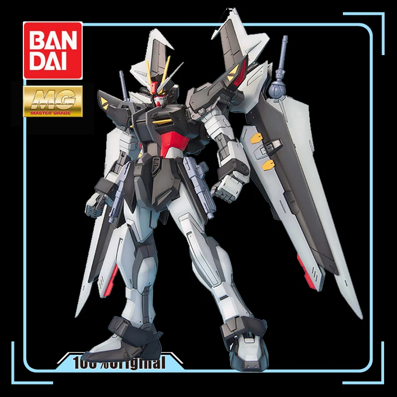 

BANDAI MG 1/100 GAT-X105E Strike Noir Gundam Модель сборного робота аниме экшн-Фигурки игрушки для мальчиков