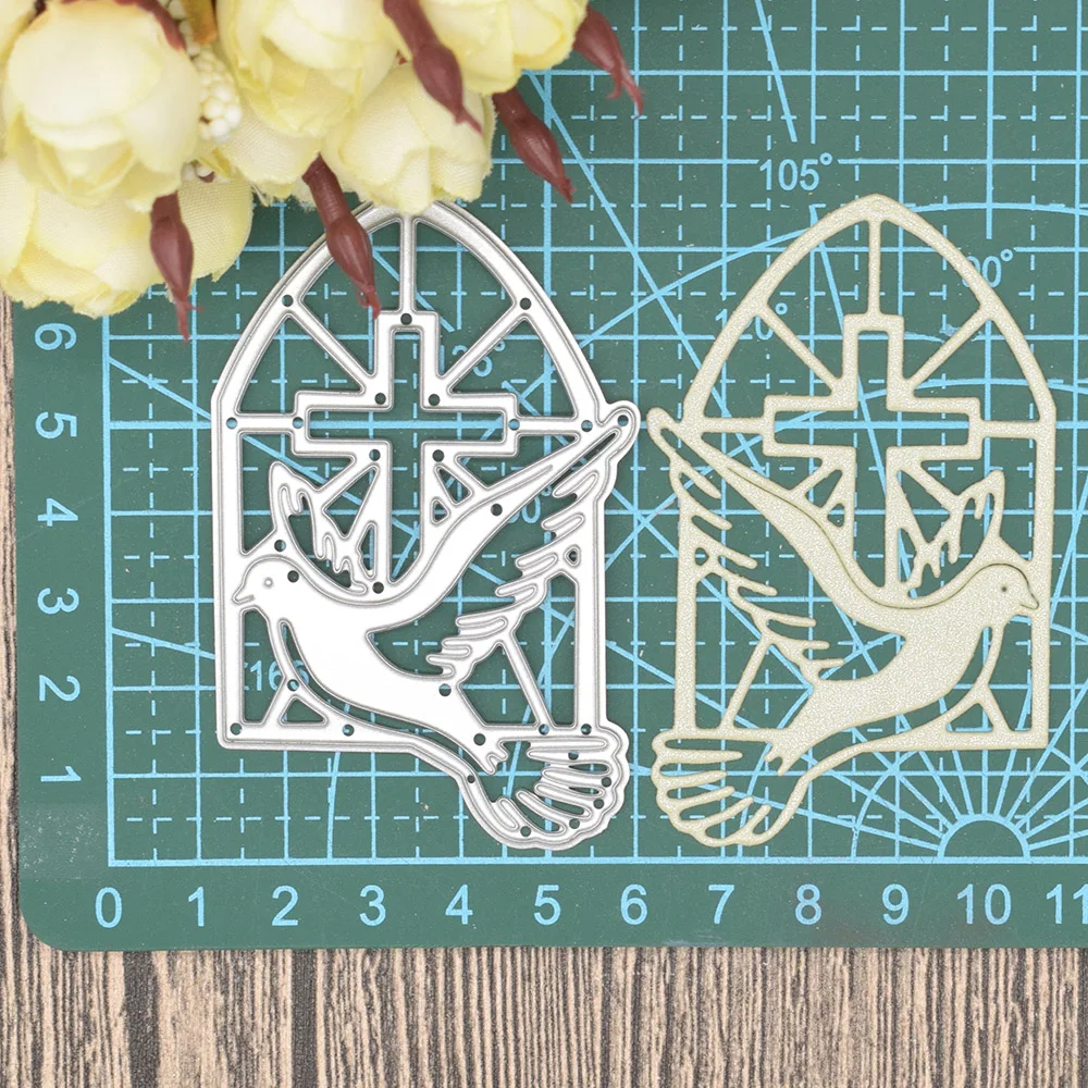 Металлические Вырубные штампы Птица мира для христианских католических