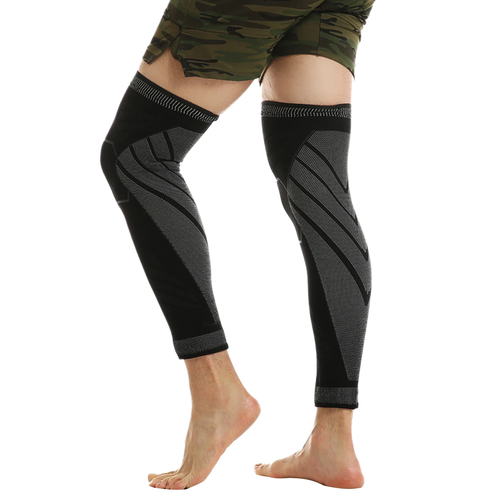 Сетчатые Компрессионные рукава для колена голени волейбола баскетбола футбола и
