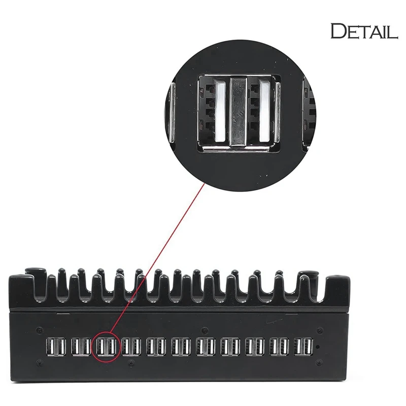 

High Power 22 Ports USB Charger Multi Charger USB Fast Charging Station for Phone Tablet USB Charging Station EU Plug