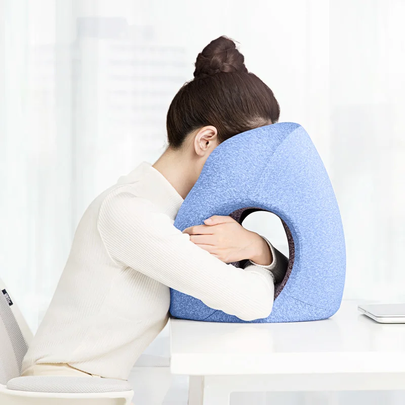 Подушка для сна с отверстием в виде дерева подушка путешествий на открытом