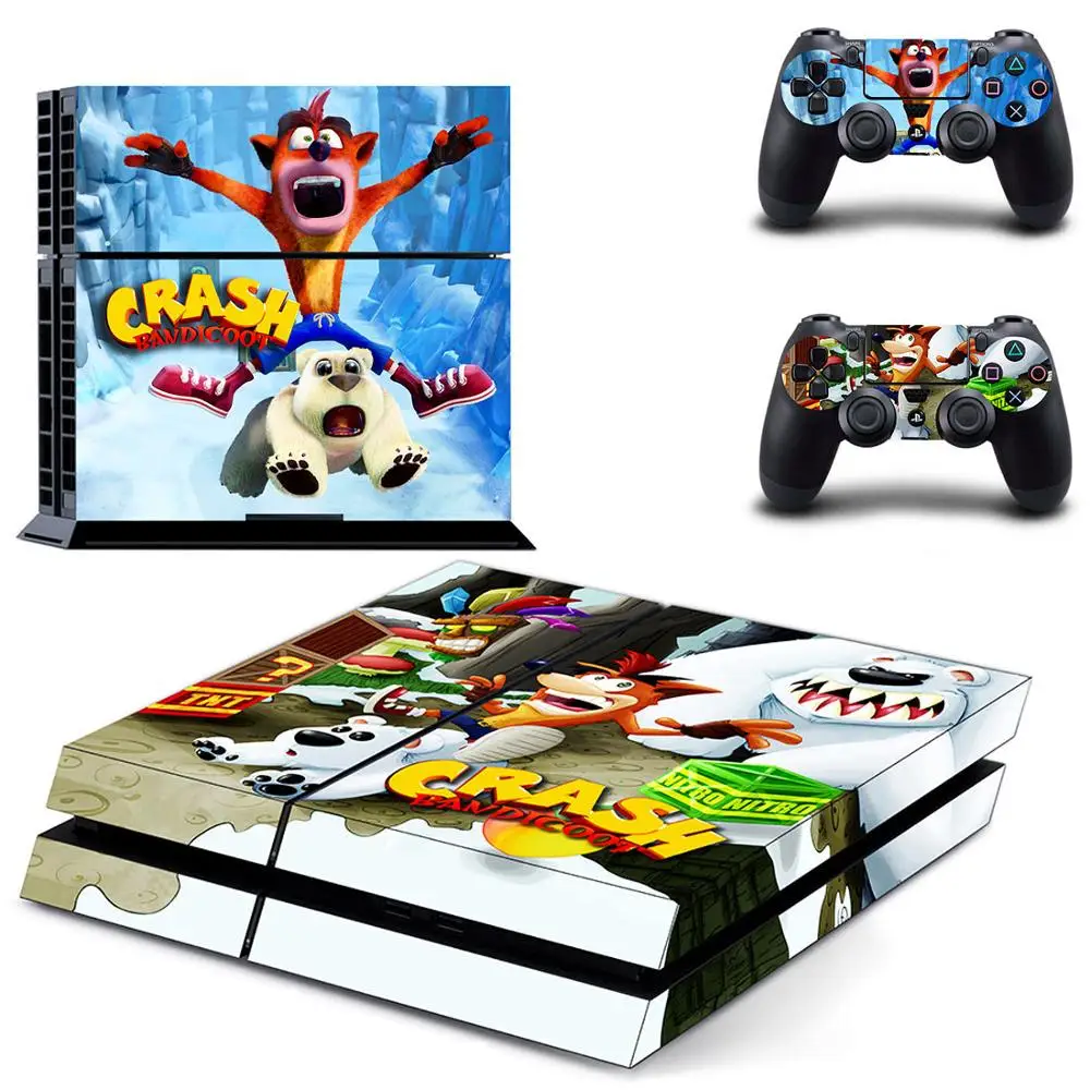 Наклейка полосатая Bandicoot N разумная Трилогия PS4 наклейка s Play station 4 для PlayStation чехол