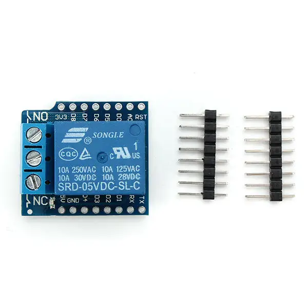 Релейный Щит V2 версия 2 для модуля Wi-Fi D1 Mini ESP8266 5 В постоянного тока 1 канал |