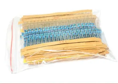 300 шт. 600 сопротивление 1/4 Вт 1% 30 видов каждый 10 шт./20 пленка Комплект резисторов в