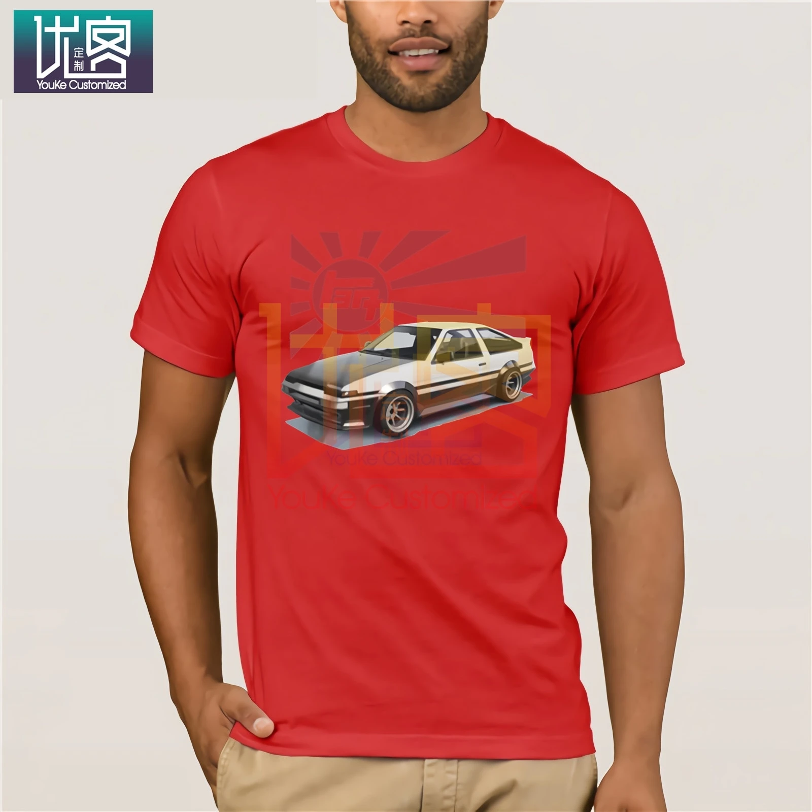 Новая модная крутая футболка для японских поклонников автомобилей Ae86 Corolla Levin