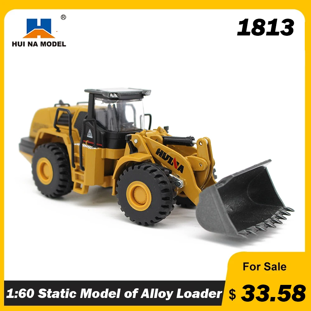 

HUINA 1813 1:60 мини-дорожный погрузчик из металлического сплава с недистанционным управлением, инженерный грузовик, строительный автомобиль, по...