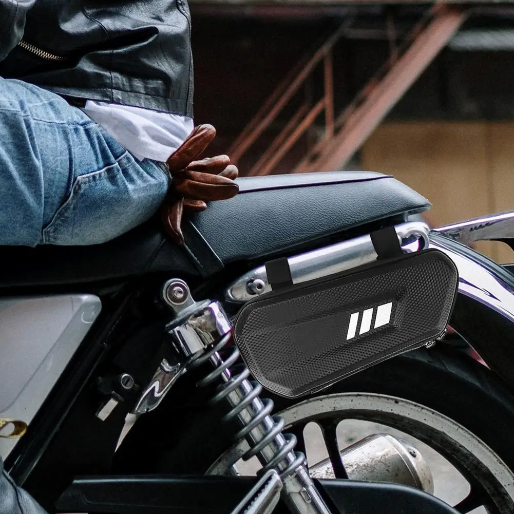 

Motorcycle Saddlebag Waterproof Cycling Racing Bike Frame Bag Front Top Tube Bag Bicycle Pouch Bags Travel For Road Mountain