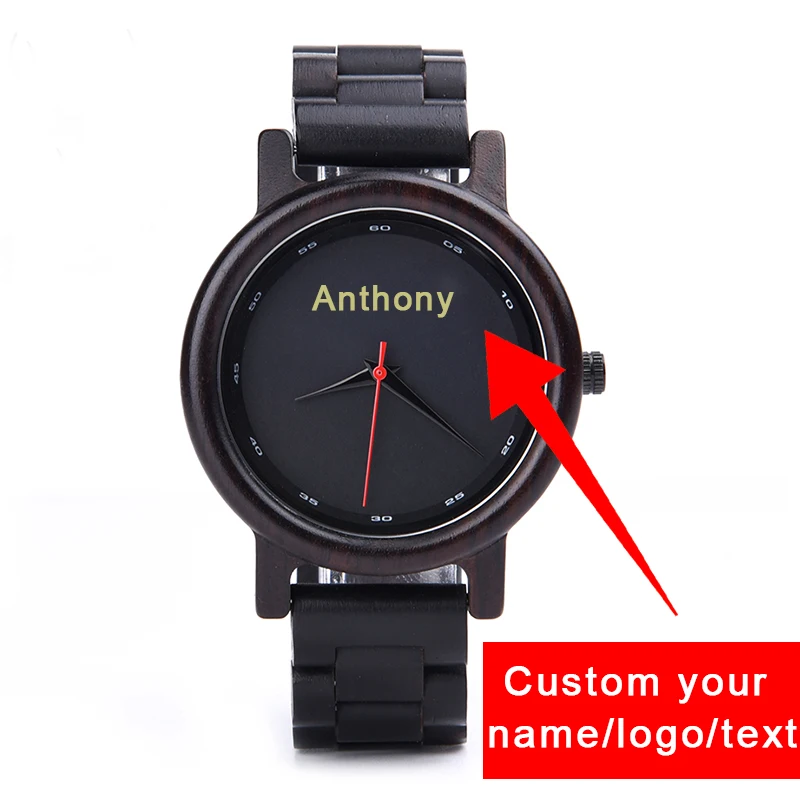 

Personal Personalized Watches for Mans Customize Brand Logo Text ас мђжские споѬивне Quartz Wristwatch Male Simple as Gift