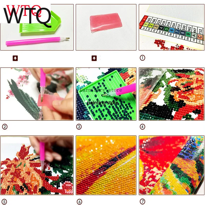 Алмазная живопись 5D сделай сам квадратная/круглая вышивка мотоцикл Череп