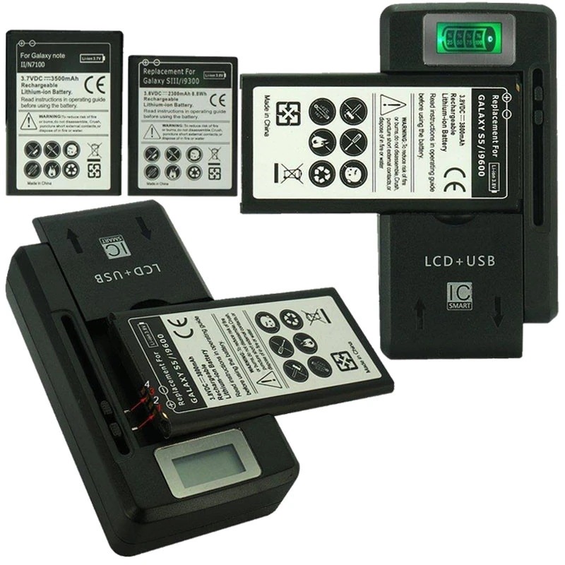 Универсальное портативное зарядное устройство для сотового телефона с литиевым