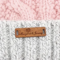 wooden labels personalized tags knit labels custom name handmade custom design name tags choice of motifs wd1431