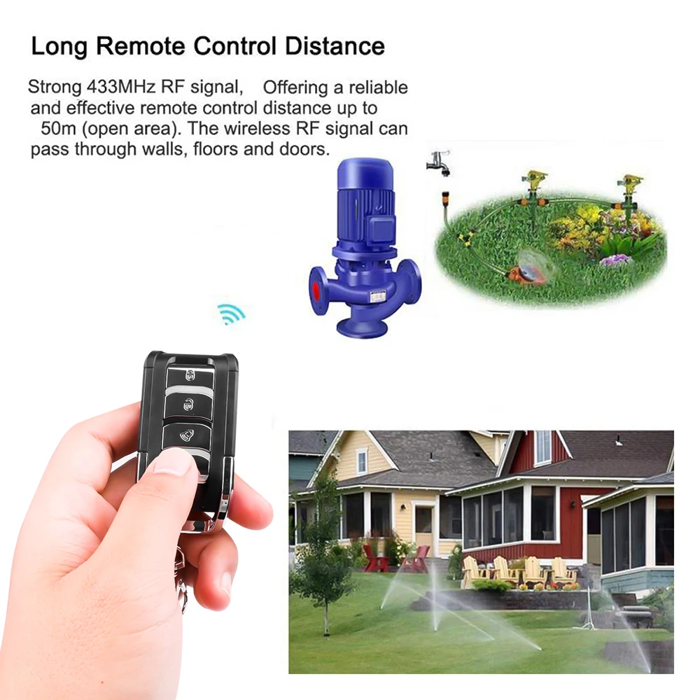 Kebidu беспроводной пульт дистанционного управления 433 МГц для переключателя 220 В