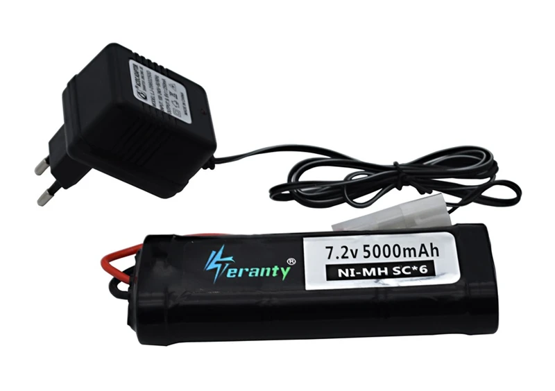 Обновленная батарея 5000mAh 7,2 V ni-mh с разъемом Tamiya 7,2 v зарядное устройство SC* 6 ячеек 3500MAH 7,2 v Аккумулятор для радиоуправляемого автомобиля игрушечной лодки танк