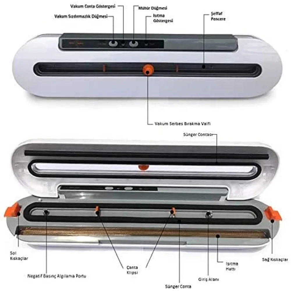 

Vacuum Packing Machine Best Vacuum Food Sealer Sous Vide Include 15Pcs Bags Food Storage Magnetic Kitchen Restaurant Tools