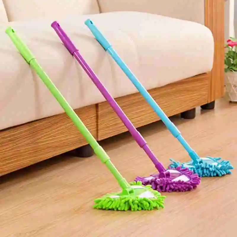

180 Degree Rotatable Adjustable Triangular Cleaning Mop Home Wall Ceiling Floor Cleaning Mop Home kitchen Accessory