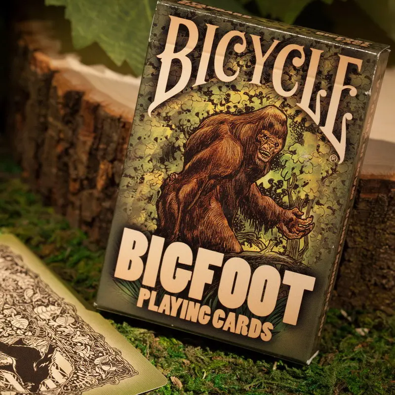 

1 Deck Bicycle BigFoot Playing Cards Poker Size USPCC Magic Cards New Sealed Collectable Cards Magic Tricks Props for Migician