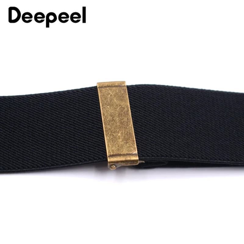 Deepeel 1 шт. 3.5X120cm Для мужчин 4 пряжки с зажимом Регулируемая х образные Бронзовый