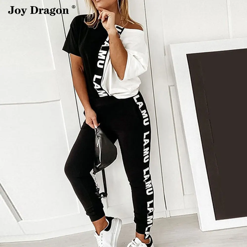 2 Piece Sets Womens Outfits Pajamas Pigiama Donna Sleepwear Pijama Feminino Zweiteiler Damen Lounge Wear Spodnie Damskie