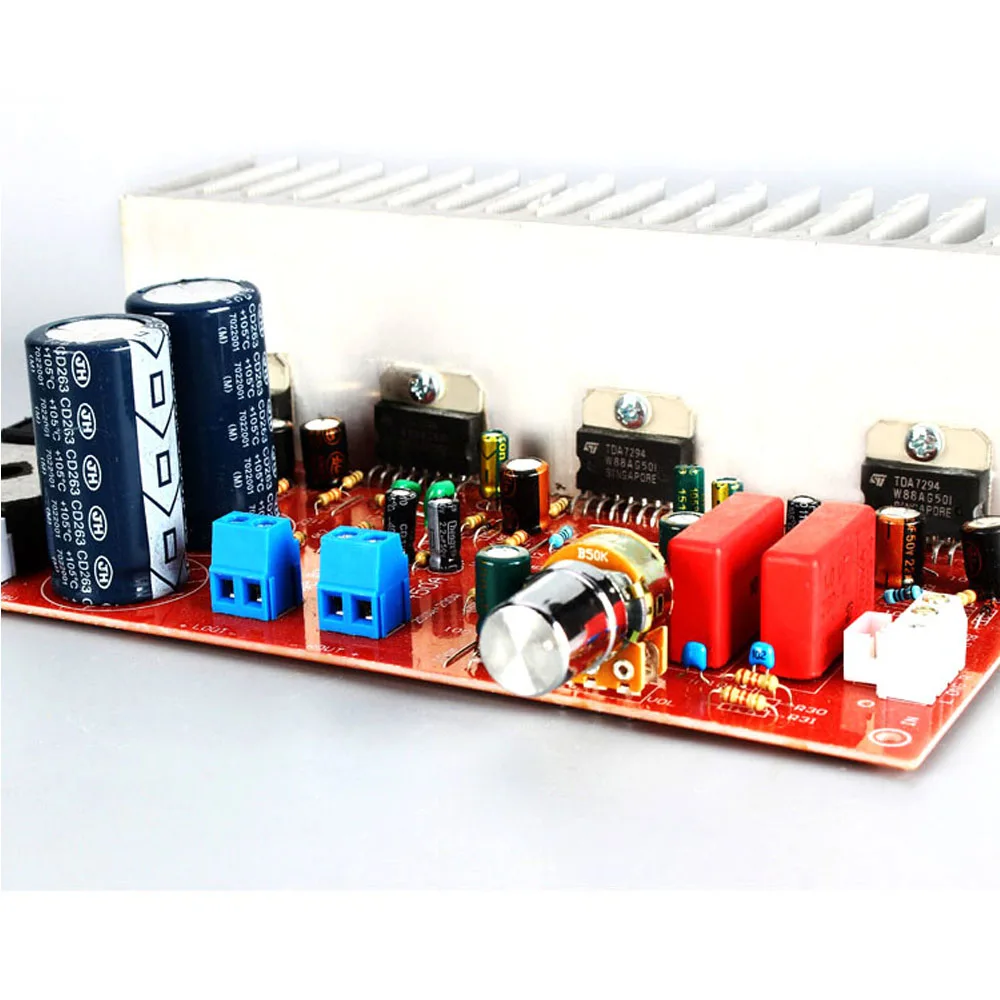 Обновленная версия TDA7294 2 0 канала HIFI Плата усилителя высокой мощности с