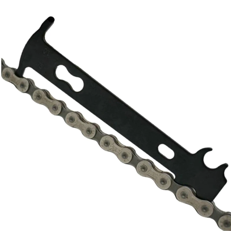 

Индикатор износа велосипедной цепи 1 шт., линейка для измерения износа цепи для горного и шоссейного велосипеда, сменный инструмент для ремо...