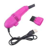 portable mini usb laptop computer keyboard vacuum cleaner handheld keyboard dust cleaning brush office cleaning kit tool tslm1