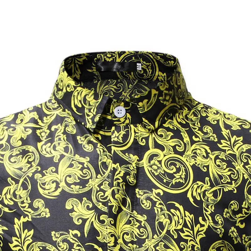 Мужская гавайская рубашка летняя с коротким рукавом и цветочным принтом 2020 |