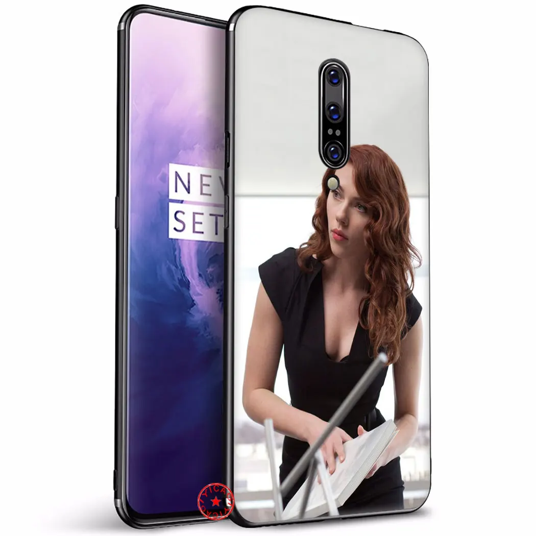 Черная Вдова знаменитостей Мягкий силиконовый чехол для oneplus 5 6