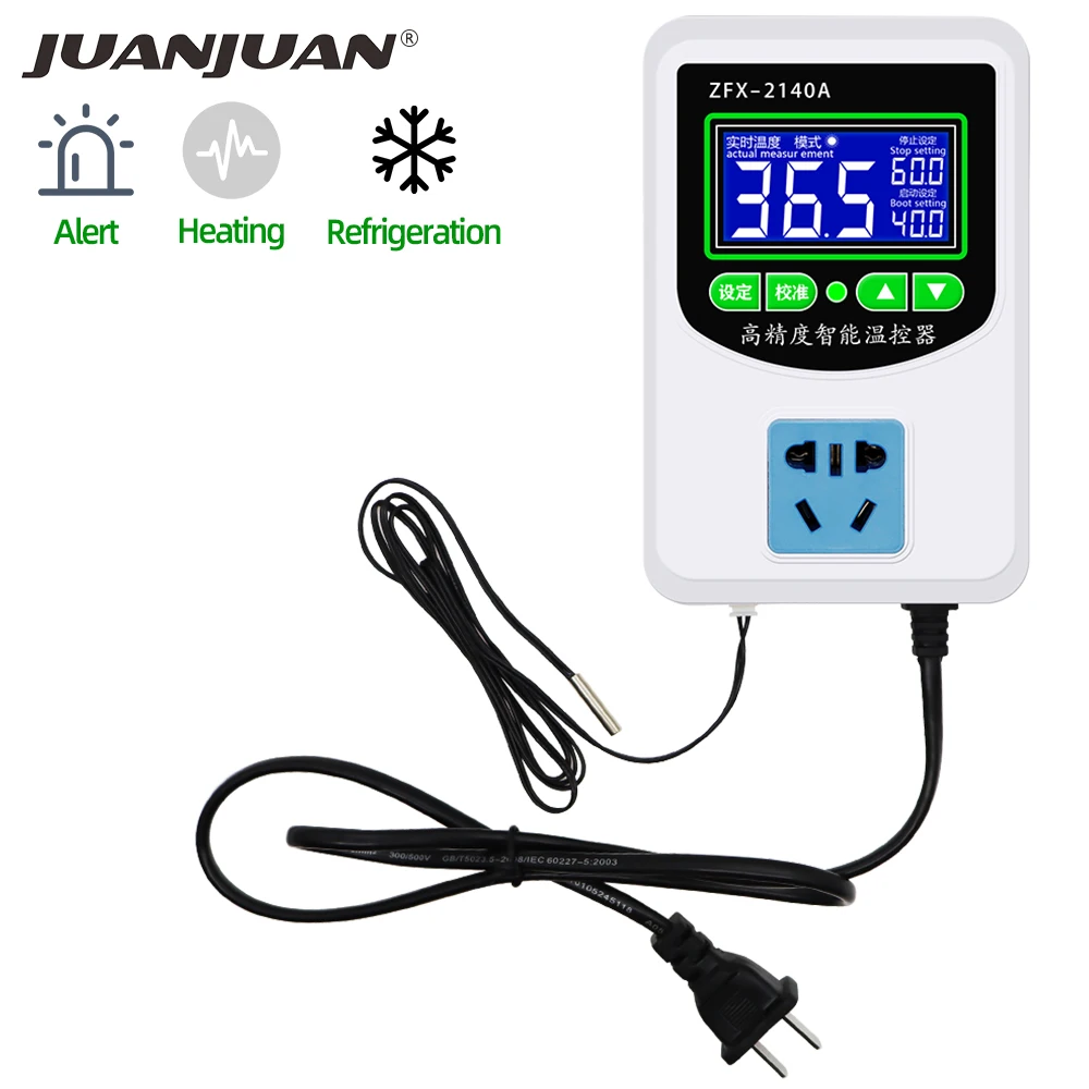 Умный микрокомпьютер термостат с контролем температуры розетка ZFX-2140A US скидка 50%