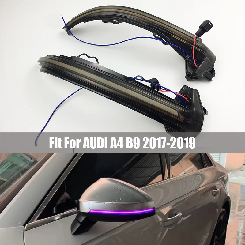 Для Audi A4 S4 RS4 B9 2016 2019 светодиодный светильник мигалка с динамическим поворотным