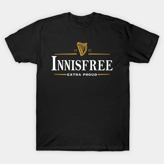 Мужская футболка Innisfree с логотипом города Женская футболка|Мужские футболки| |