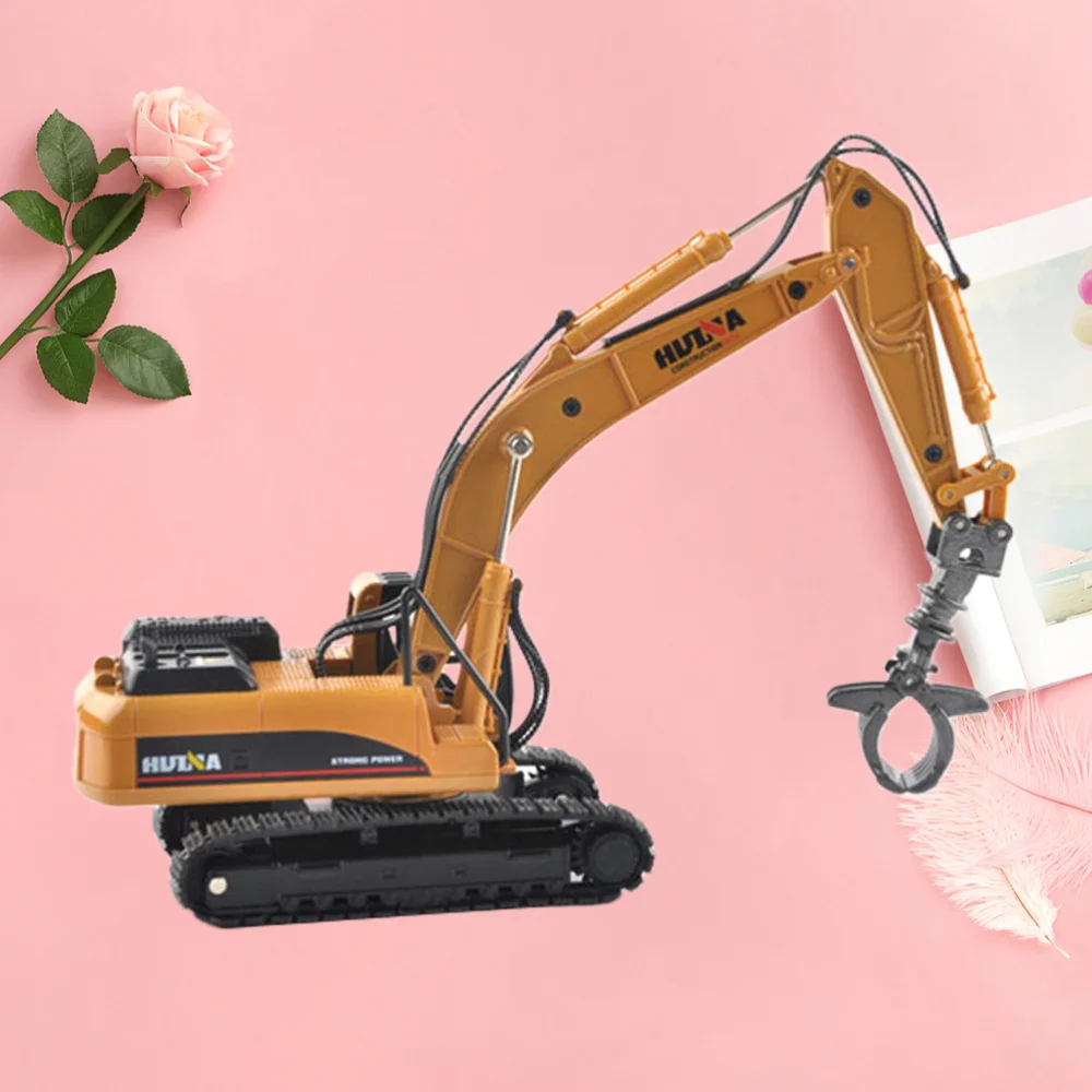 

Static Alloy Timber Grab Car Model 1:50 Engineering Vehicle Kids Early Learning Educational Car Plaything